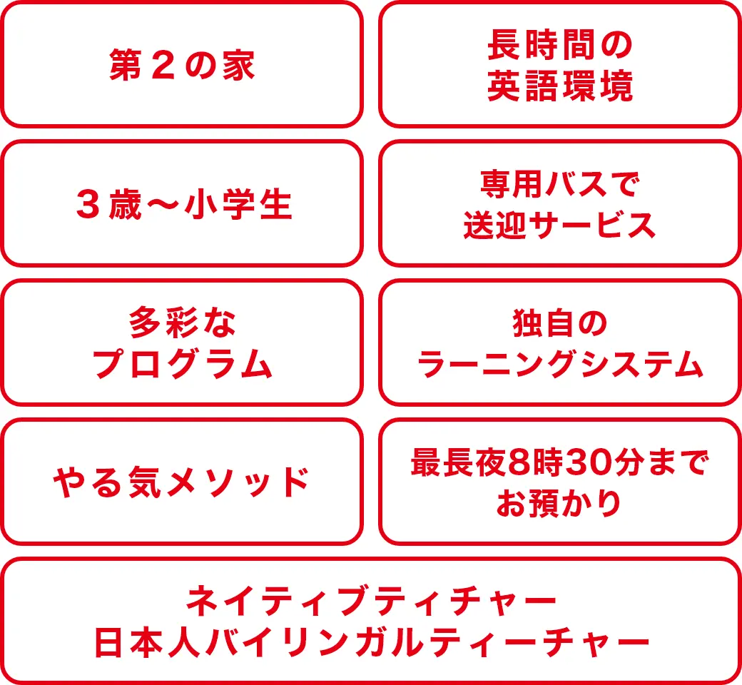世の中のニーズをとらえた充実のサービス