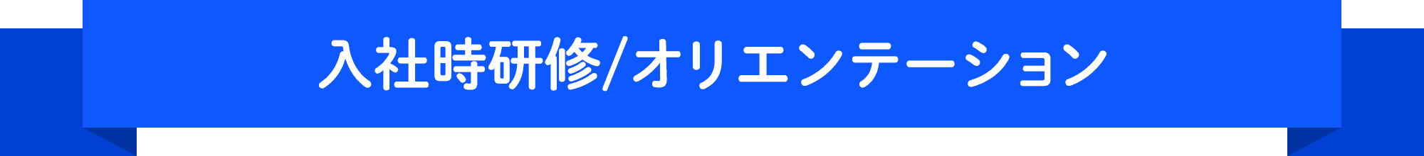 入社時研修/オリエンテーション