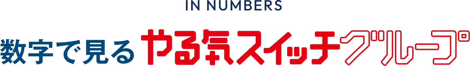 IN NUMBERS 数字で見るやる気スイッチグループ